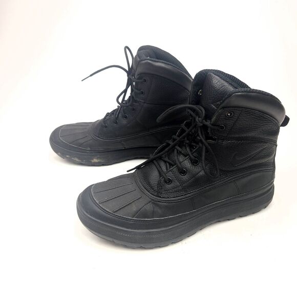 Nike ACG Woodside II Triple-Black Waterproof Ankle Duck Boot 525393-090 Size 9 - Picture 3 of 9